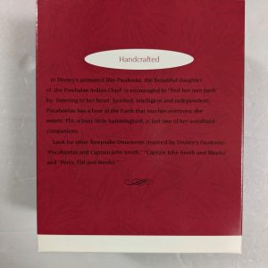 Hallmark Ornament Pocahontas in Canoe NRFB, New