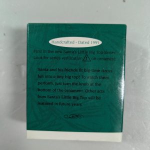 Hallmark Ornament Santa’s Little Big Top #1 1995 NRFB