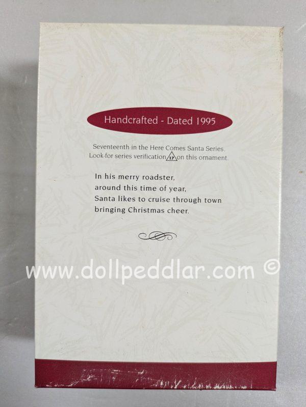 Hallmark Ornament Santa's Roadster #17 1995 NRFB - Image 2