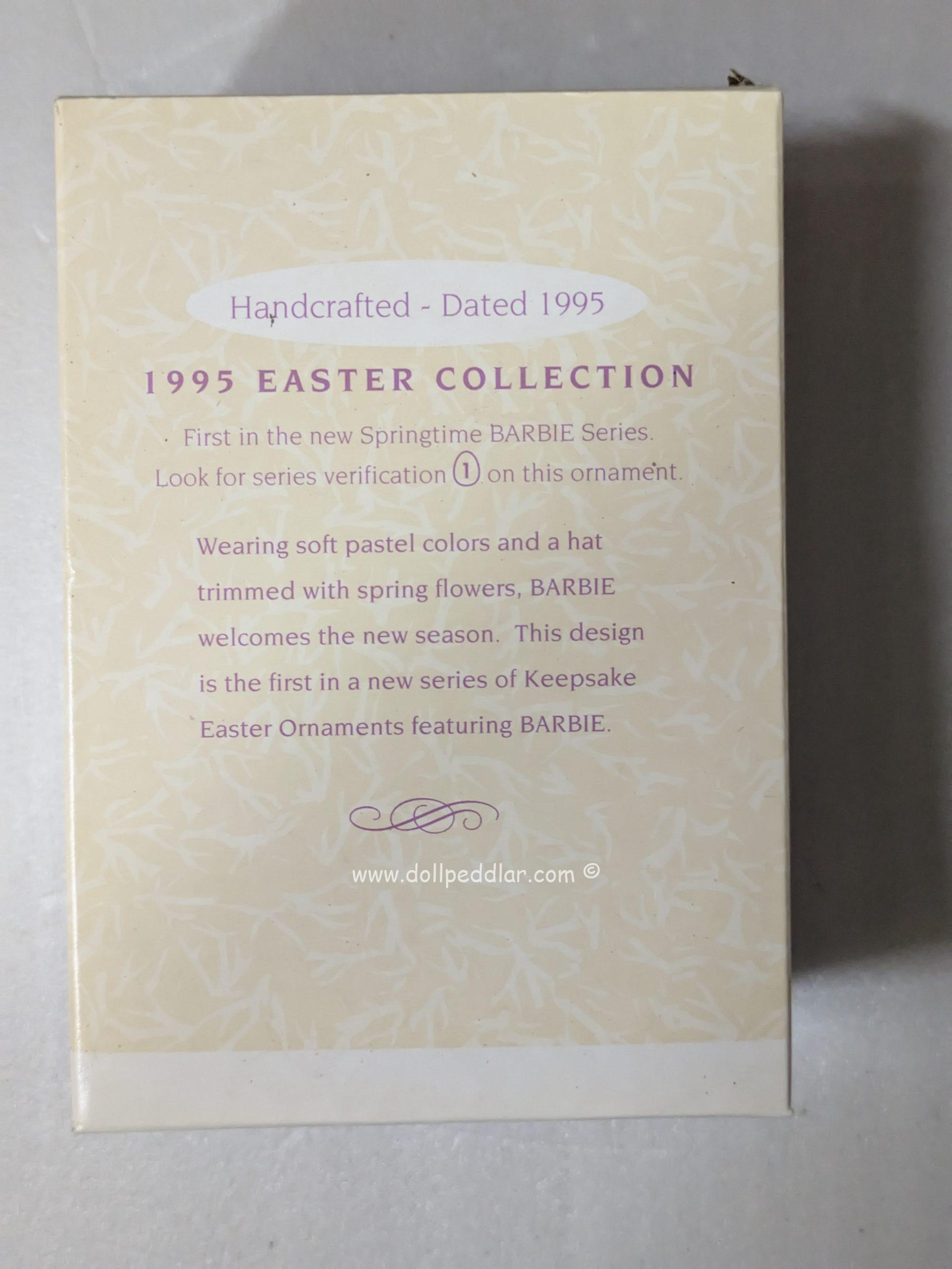 Hallmark Ornament Springtime Barbie #1 1995 - Image 3
