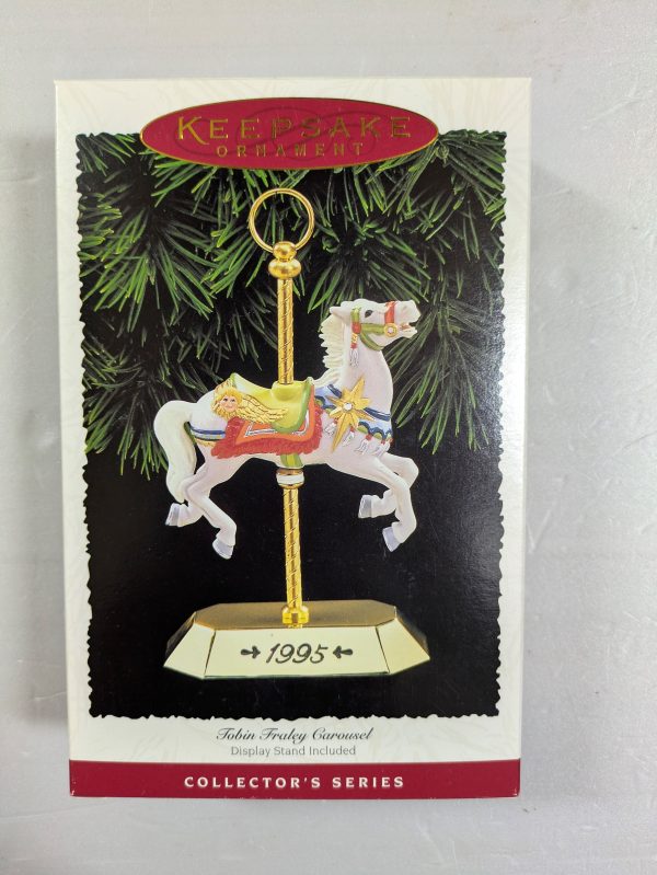 Hallmark Ornament Tobin Fraley Carousel #4 1995 NRFB
