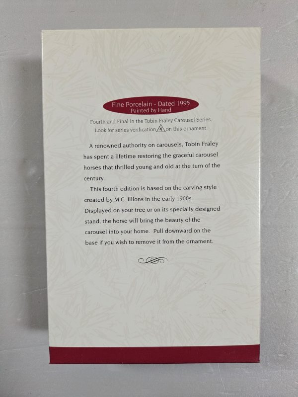 Hallmark Ornament Tobin Fraley Carousel #4 1995 NRFB - Image 2