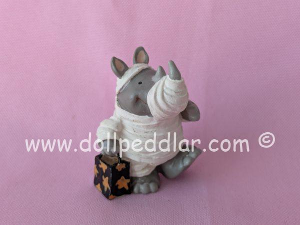 1995 Vintage Merry Miniatures Mummy Rhino - Image 3