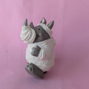 1995 Vintage Merry Miniatures Mummy Rhino