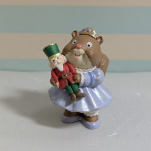 1995 Vintage Merry Miniatures Squirrel Princess with Nutcracker