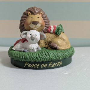 1995 Vintage Merry Miniatures Peace on Earth Lion and Lamb