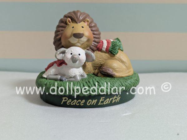 1995 Vintage Merry Miniatures Peace on Earth Lion and Lamb