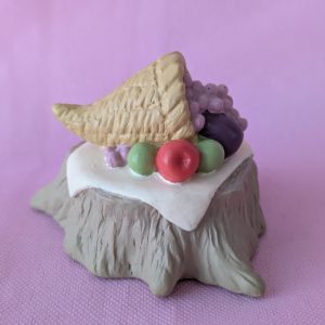 1995 Vintage Merry Miniatures Thanksgiving Cornucopia