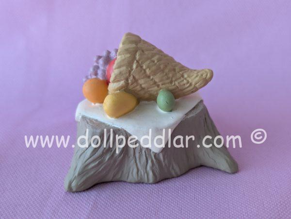 1995 Vintage Merry Miniatures Thanksgiving Cornucopia - Image 4