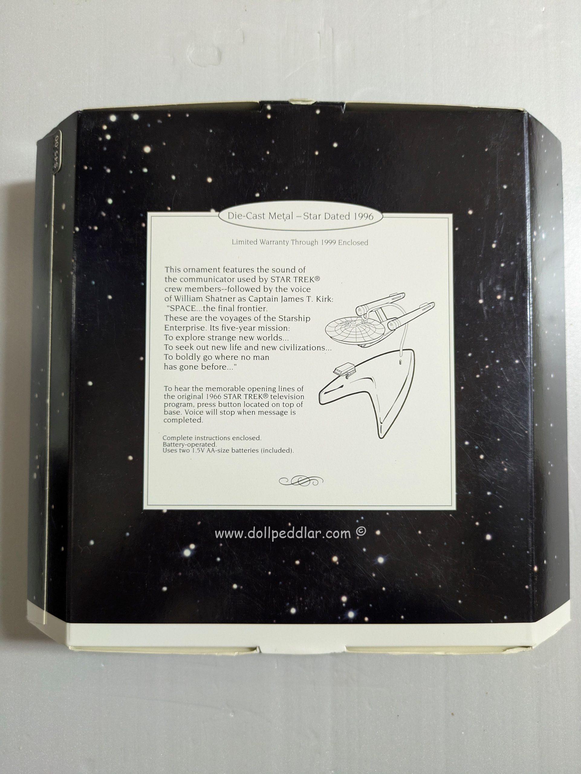 Hallmark Ornament 30 Year Anniversary U.S.S. Enterprise 1996 NRFB - Image 2