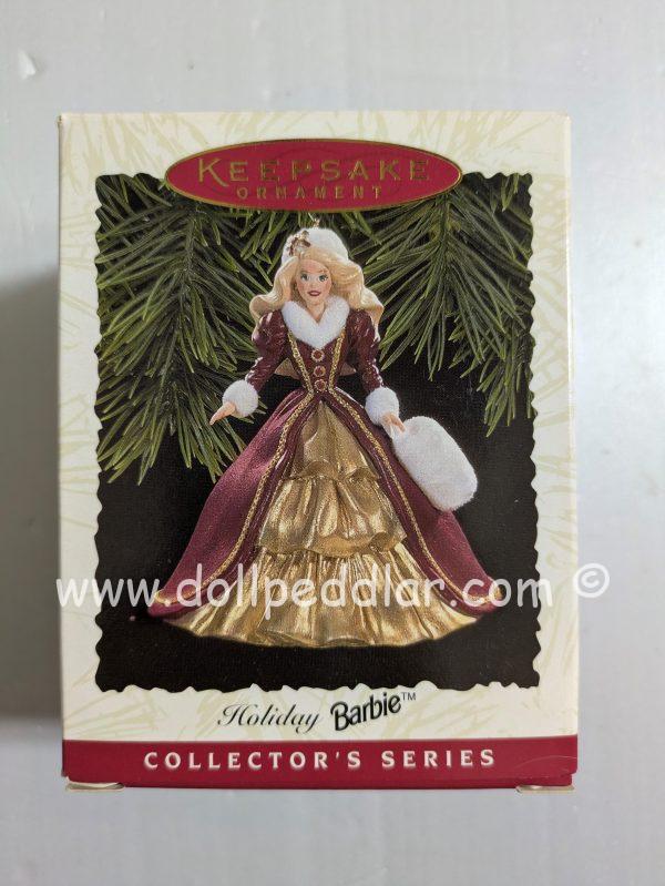 Hallmark Ornament Holiday Barbie 1996 NRFB - Image 2