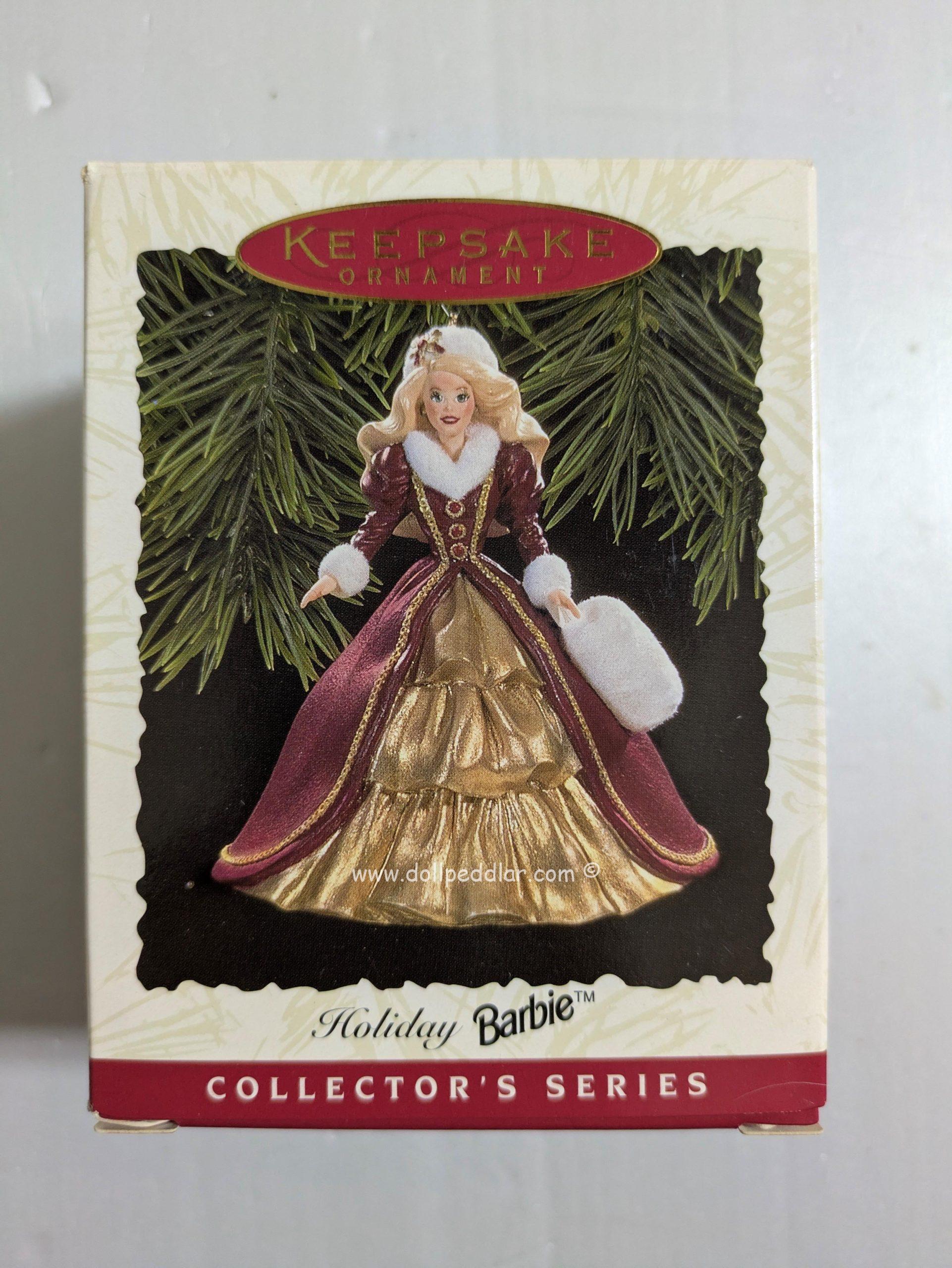 Hallmark Ornament Holiday Barbie 1996 NRFB - Image 2