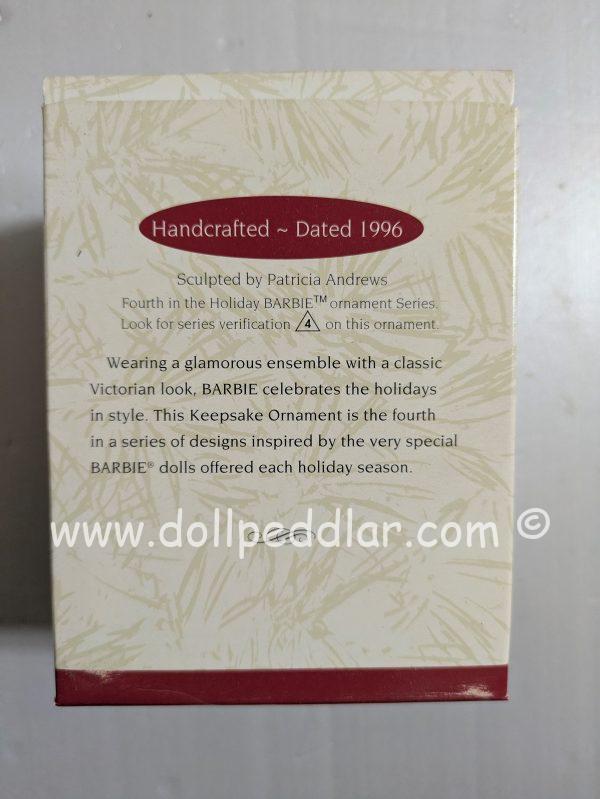 Hallmark Ornament Holiday Barbie 1996 NRFB - Image 3