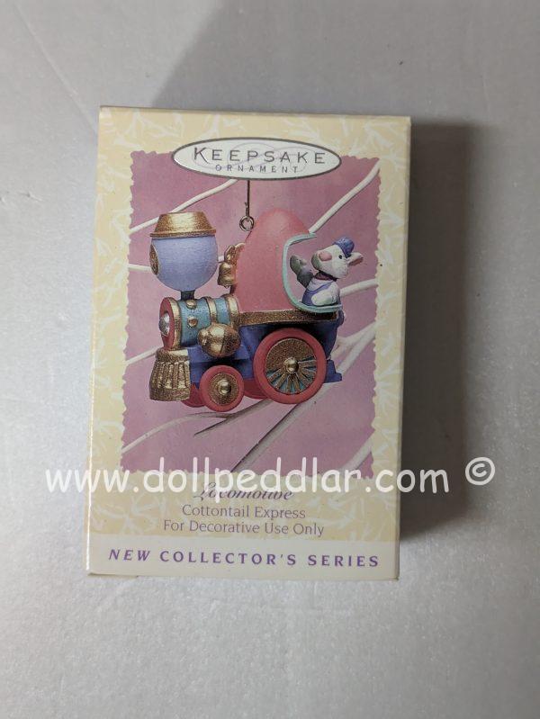 Hallmark Ornaments Locomotive, 1st in Cottontail Express Series 1996 NRFB