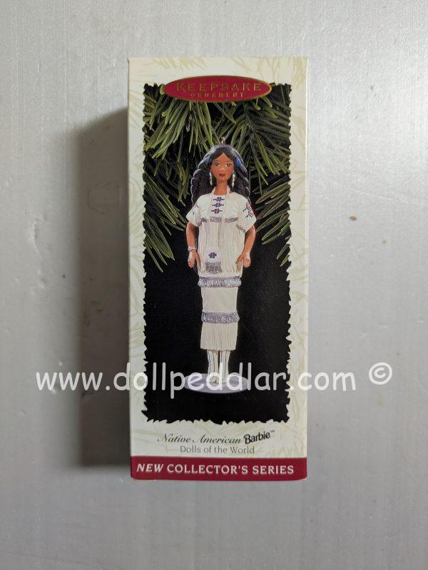 Hallmark Ornament Native American Barbie 1996 - Image 2
