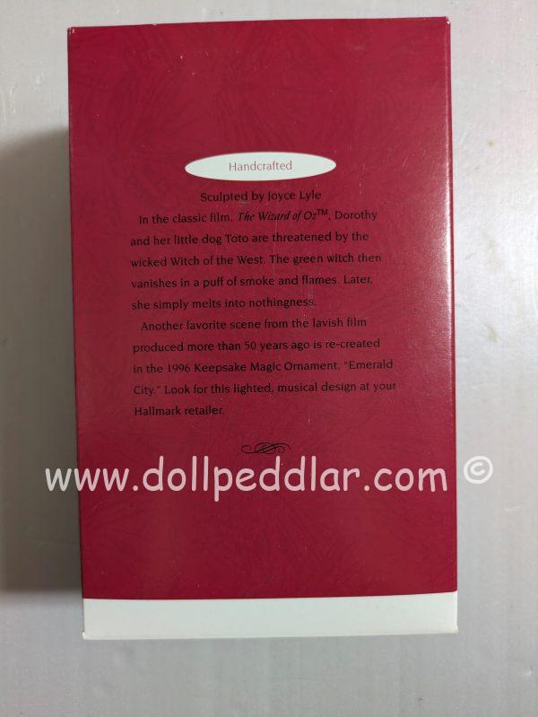 Hallmark Ornament Wizard of Oz Witch of the West 1996 NRFB - Image 3