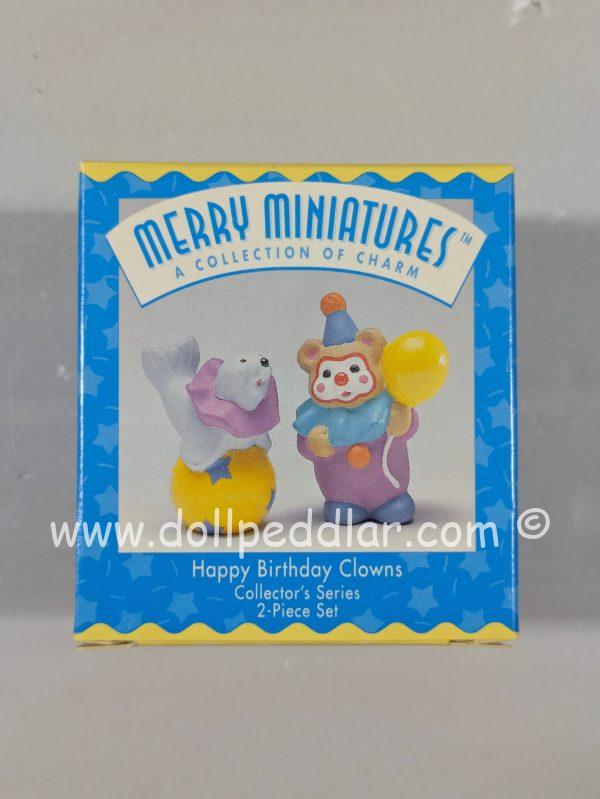 1996 Merry Miniatures 2nd in Happy Birthday Clown Series NRFB