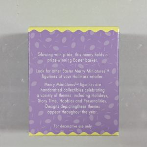 1996 Merry Miniatures Blue-Ribbon Bunny NRFB