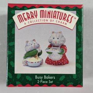 1996 Merry Miniatures Busy Bakers NRFB