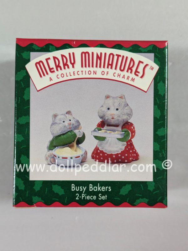 1996 Merry Miniatures Busy Bakers NRFB