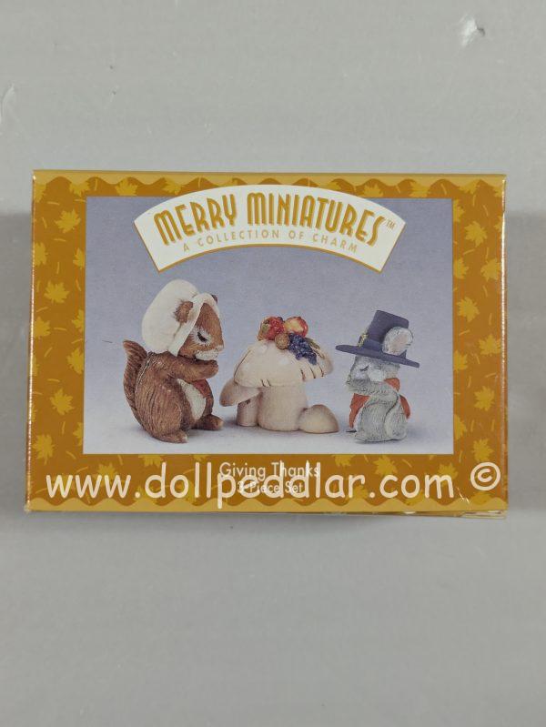 1996 Merry Miniatures Giving Thanks NRFB