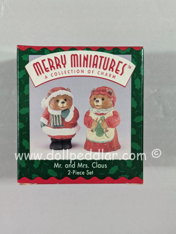 1996 Merry Miniatures Mr. and Mrs. Claus NRFB