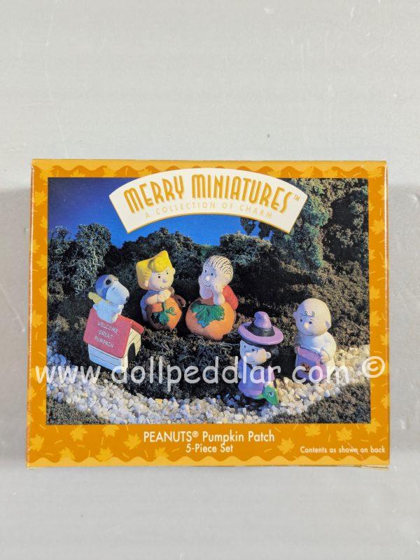 1996 Merry Miniatures PEANUTS Pumpkin Patch NRFB