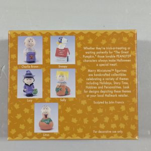 1996 Merry Miniatures PEANUTS Pumpkin Patch NRFB