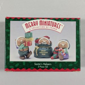 1996 Merry Miniatures Santa’s Helpers NRFB
