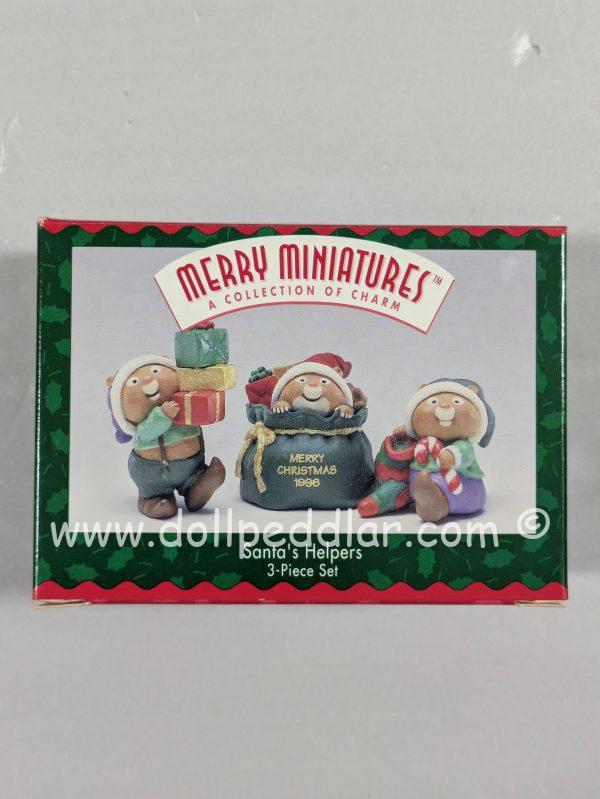 1996 Merry Miniatures Santa's Helpers NRFB