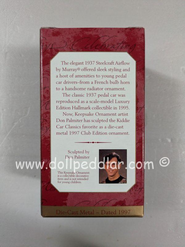 Hallmark Ornament 1937 Steelcraft Airflow by Murray 1997 NRFB - Image 2