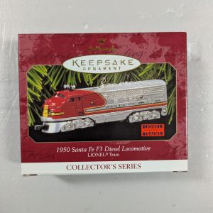 Hallmark Ornament 1950 Santa Fe F3 Diesel Locomotive 1997 NRFB