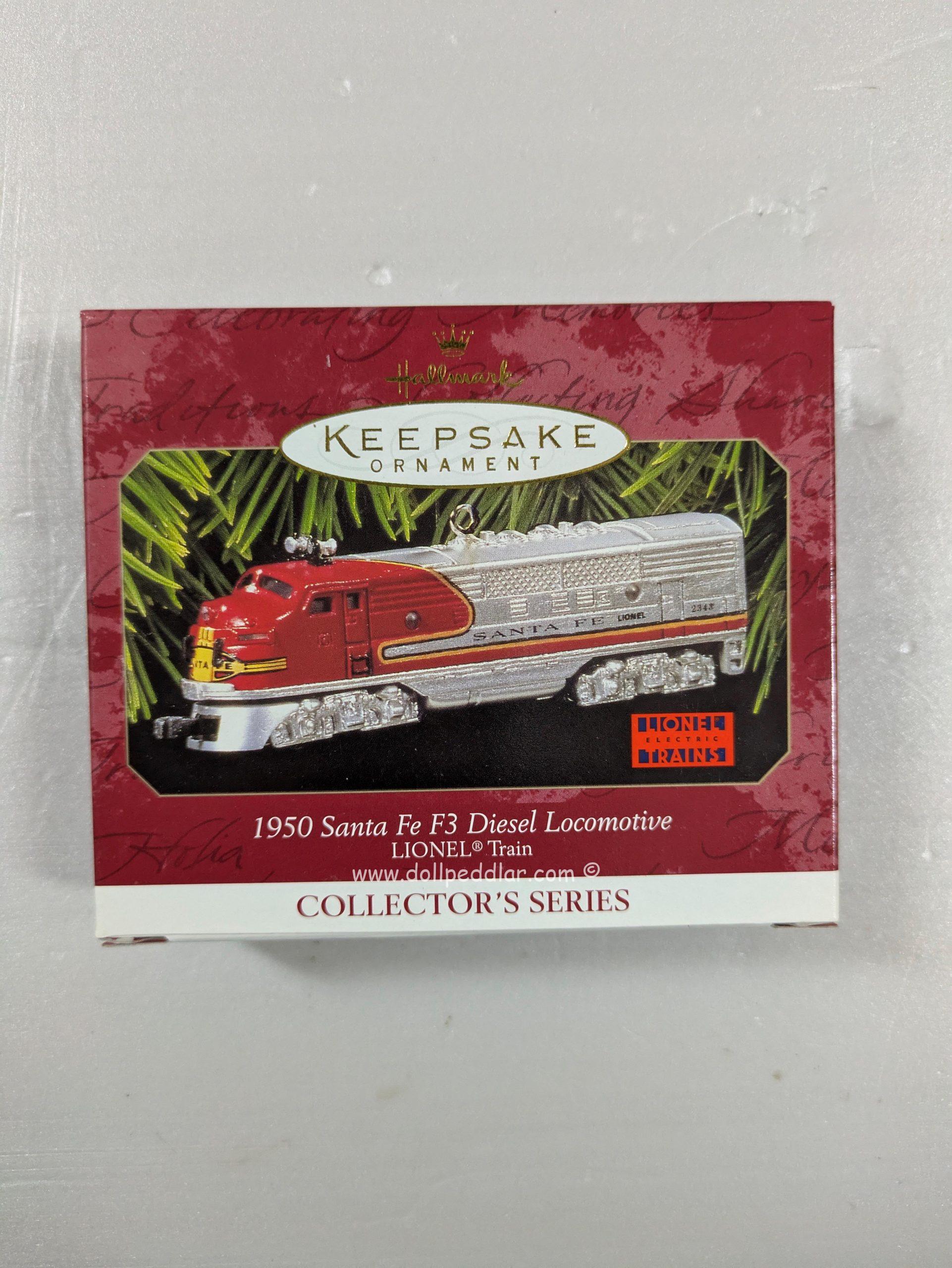 Hallmark Ornament 1950 Santa Fe F3 Diesel Locomotive 1997 NRFB