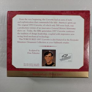 Hallmark Ornament 1997 Corvette NRFB