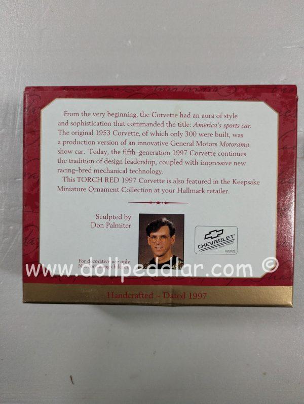 Hallmark Ornament 1997 Corvette NRFB - Image 2