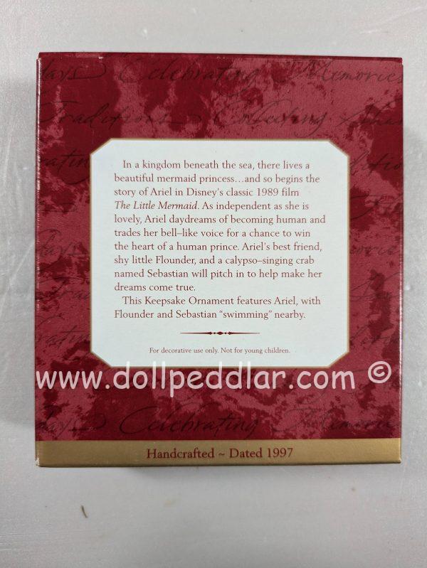 Hallmark Ornament Ariel, The Little Mermaid 1997 NRFB - Image 2