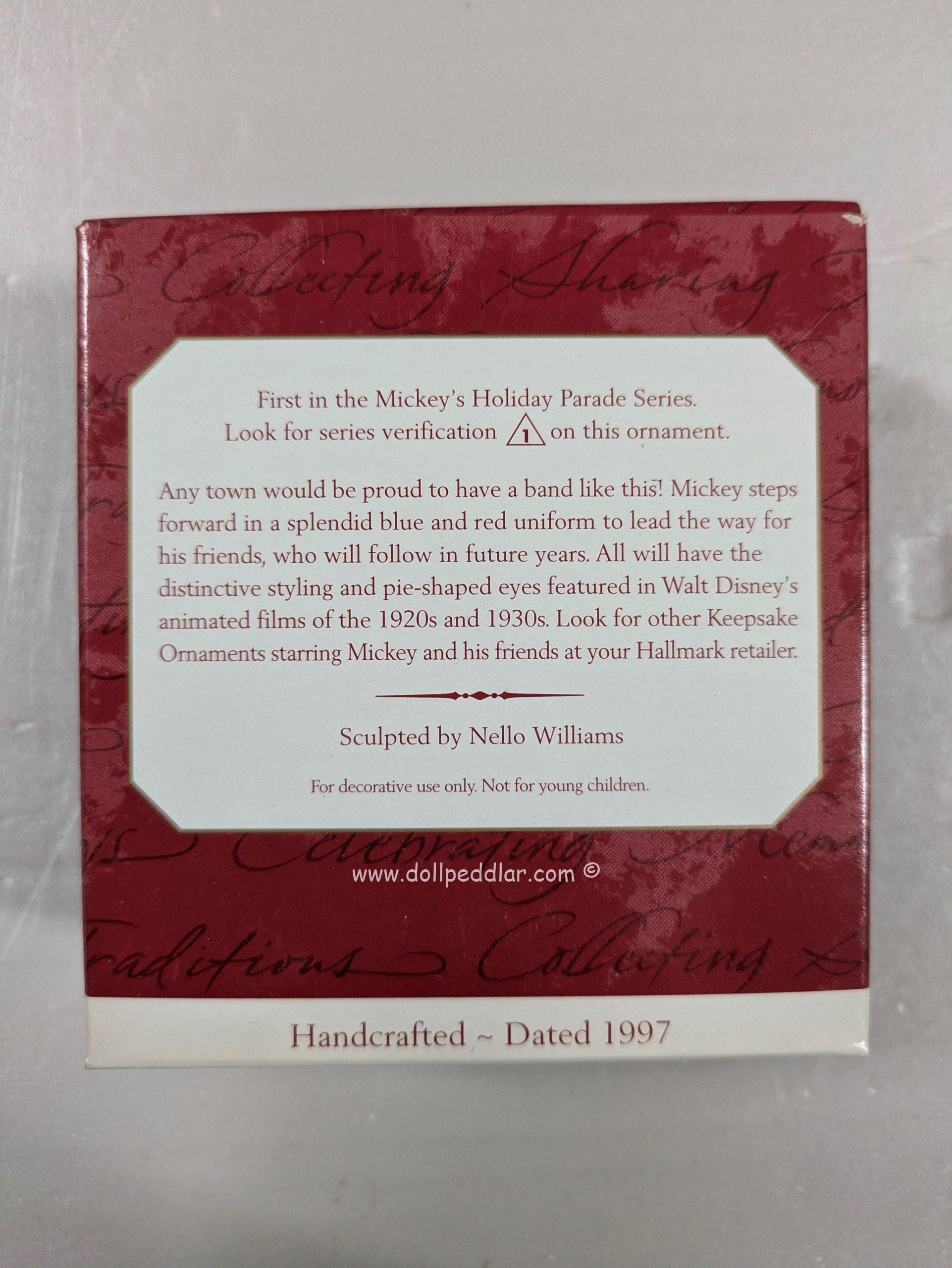 Hallmark Ornament Bandleader Mickey 1997 NRFB - Image 2