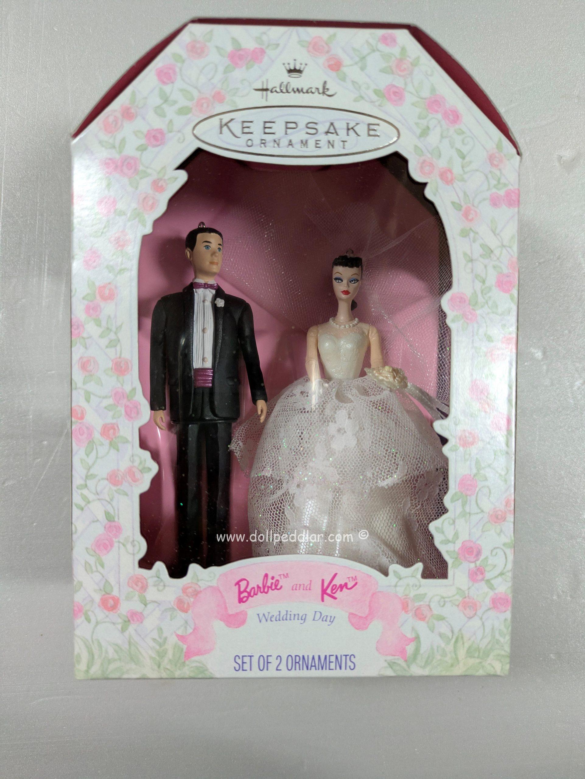 Hallmark Ornament Barbie and Ken Wedding Day 1997 NRFB