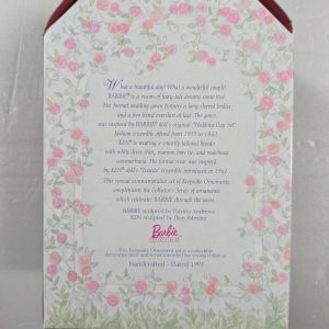 Hallmark Ornament Barbie and Ken Wedding Day 1997 NRFB