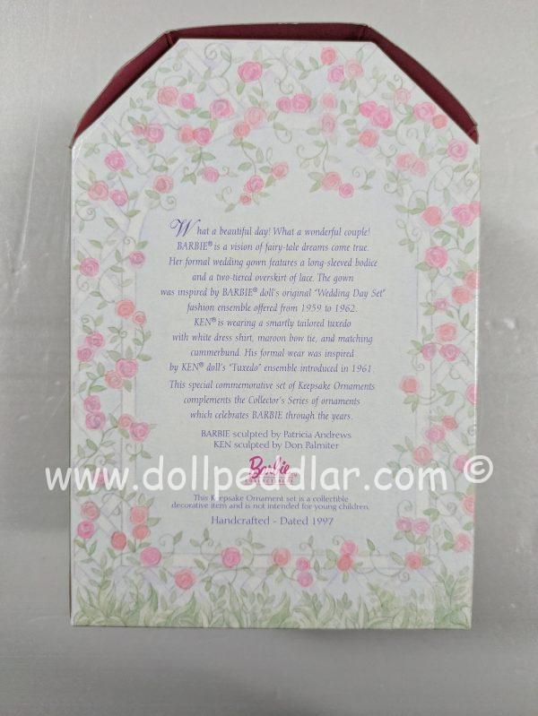 Hallmark Ornament Barbie and Ken Wedding Day 1997 NRFB - Image 2