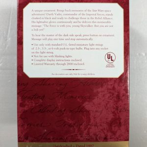 Hallmark Ornament Darth Vader 1997 NRFB