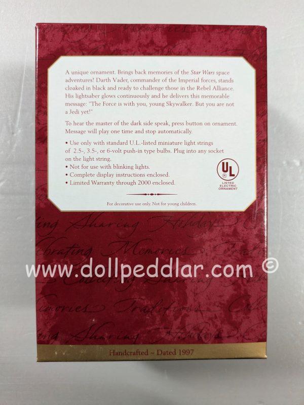Hallmark Ornament Darth Vader 1997 NRFB - Image 2