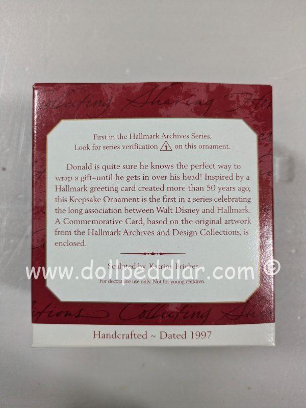 Hallmark Ornament Donald's Surprise Gift 1997 NRFB - Image 2