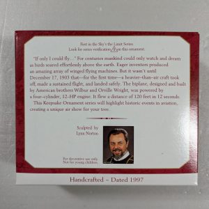 Hallmark Ornament The Flight at Kitty Hawk 1997 NRFB