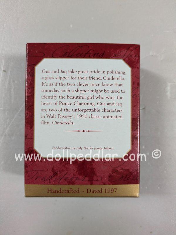 Hallmark Ornament Gus and Jaq 1997 NRFB - Image 2
