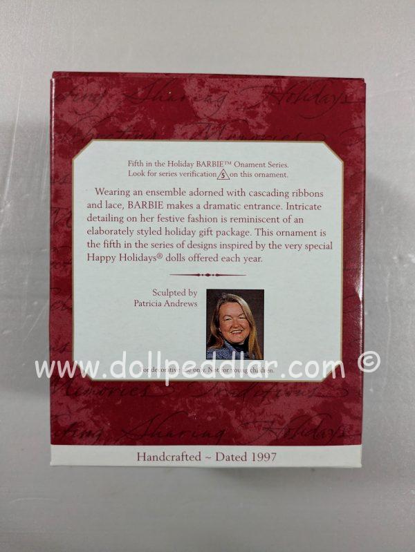 Hallmark Ornament Holiday Barbie 1997 NRFB - Image 3