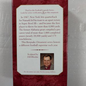 Hallmark Ornament Joe Namath 1997 NRFB