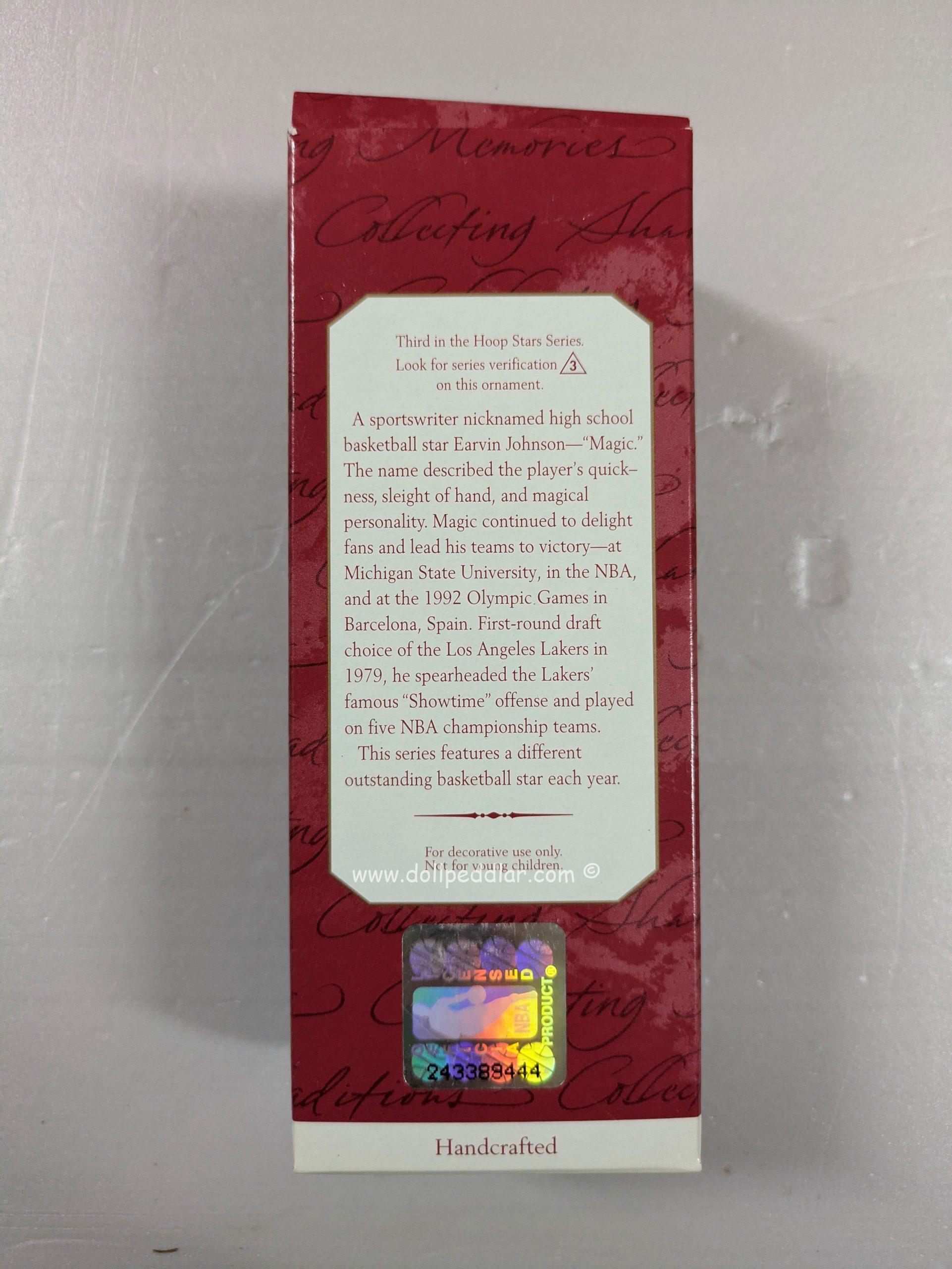 Hallmark Ornament Magic Johnson 1997 NRFB - Image 2