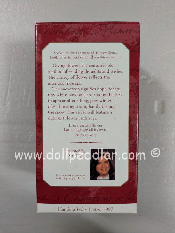 Hallmark Ornament Snowdrop Angel 1997 NRFB - Image 2