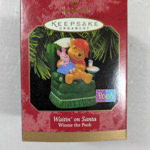 Hallmark Ornament Waitin’ on Santa, Winnie the Pooh 1997 NRFB